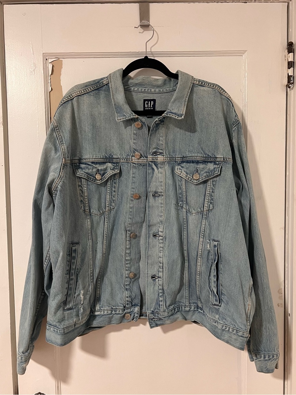 GAP Light Blue Classic Denim Jacket, XXL